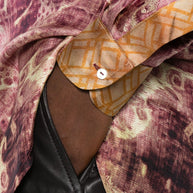 Pierre Louis Mascia Printed Silk Shirt - Purple