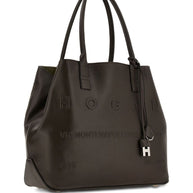 HOGAN PRE Script Medium Leather Tote Bag