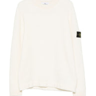 Stone Island Wool Blend Sweater - Ivory