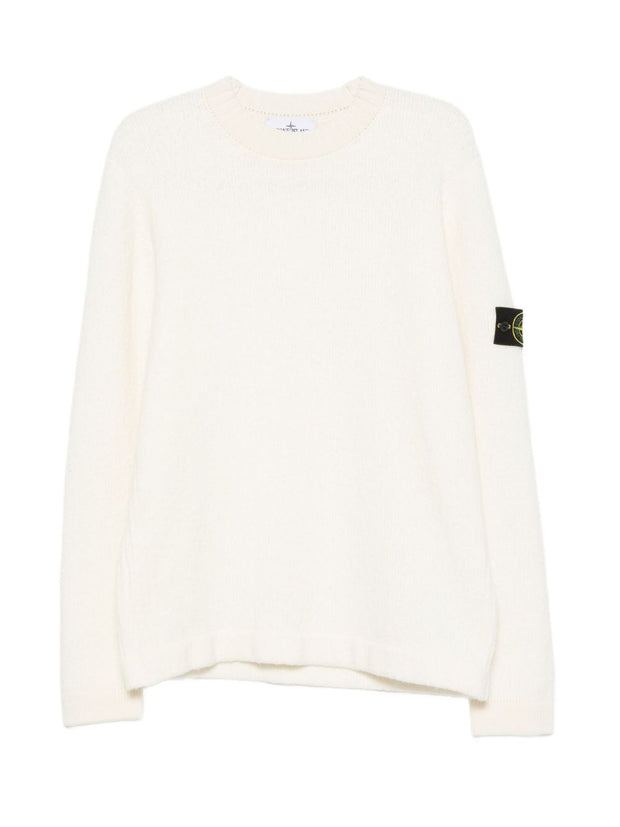 Stone Island Wool Blend Sweater - Ivory