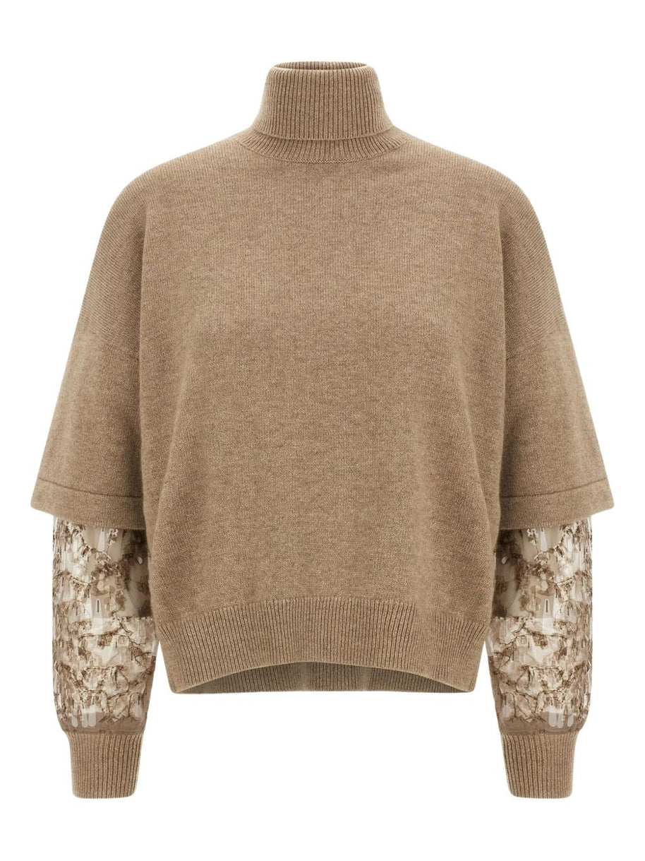 Brunello Cucinelli Cashmere Turtle-neck Jumper - Brown