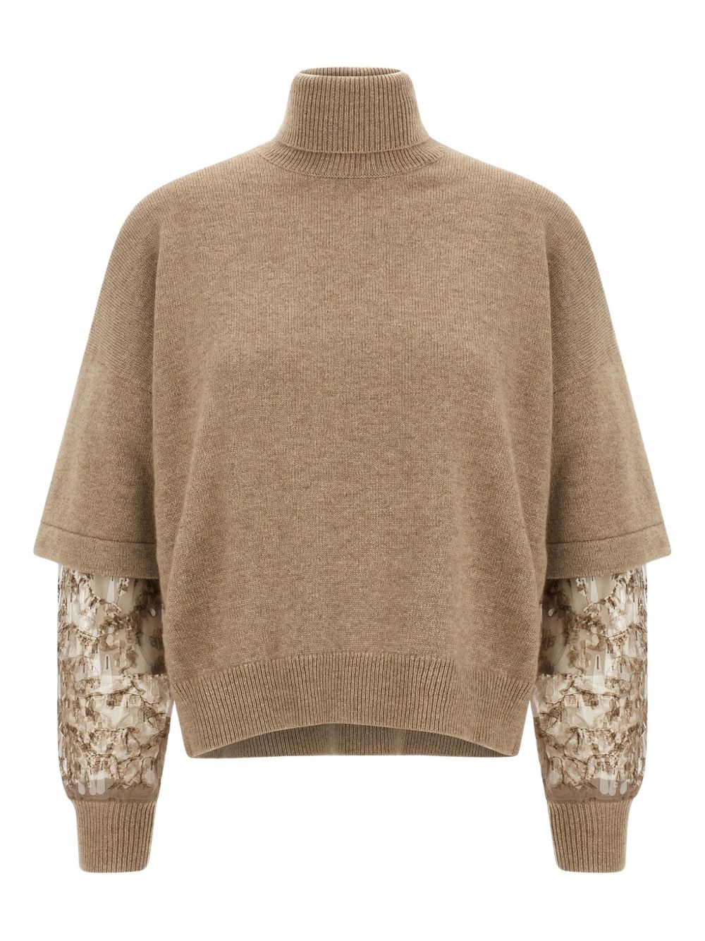 Brunello Cucinelli Cashmere Turtle-neck Jumper - Brown