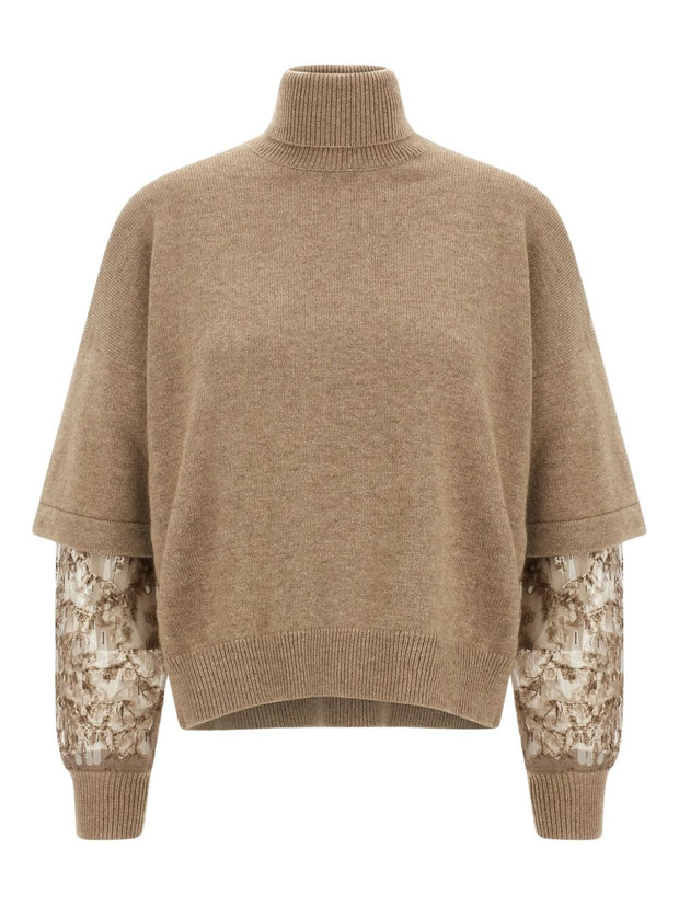 Brunello Cucinelli Cashmere Turtle-neck Jumper - Brown