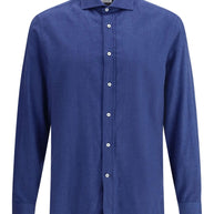 Brunello Cucinelli Cotton Blend Shirt - Blue