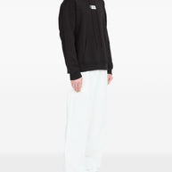 MM6 Maison Margiela Logo Cotton Hoodie - Black