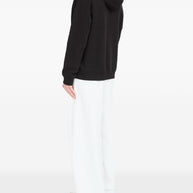 MM6 Maison Margiela Logo Cotton Hoodie - Black
