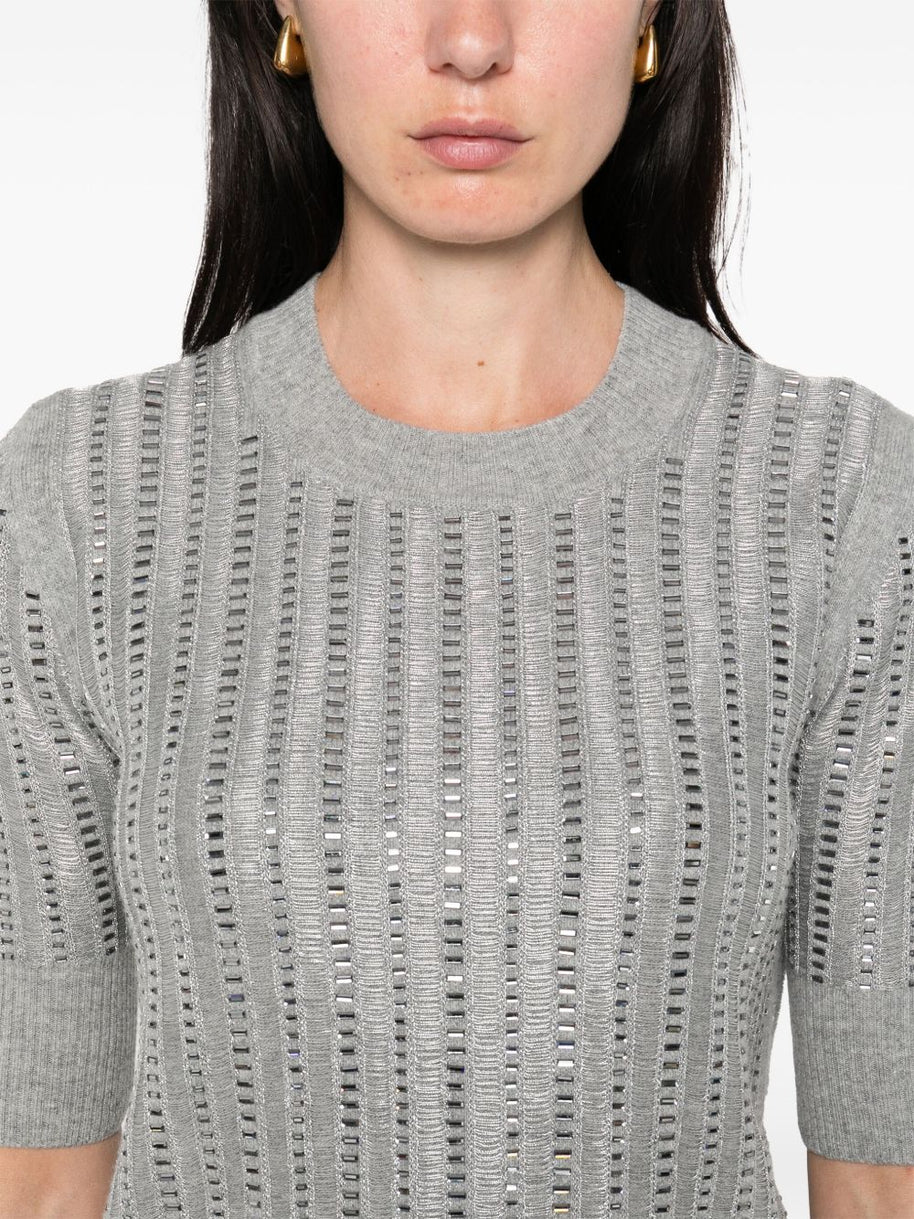 Ermanno Scervino Wool-cashmere Blend Sweater - Grey