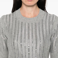 Ermanno Scervino Wool-cashmere Blend Sweater - Grey
