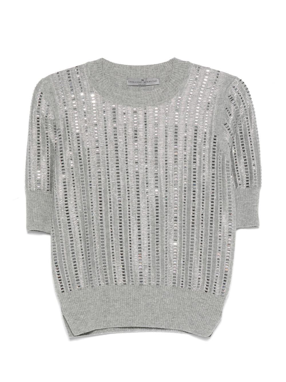 Ermanno Scervino Wool-cashmere Blend Sweater - Grey