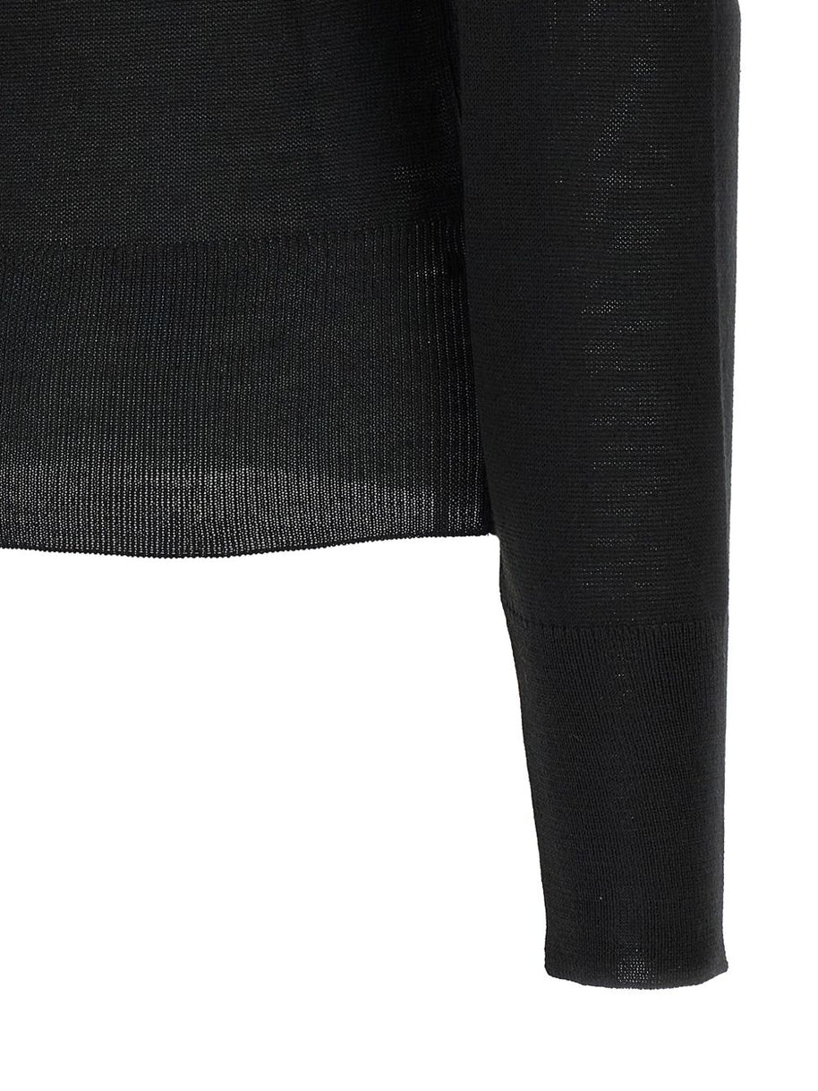 Ermanno Scervino Cashmere Turtle-neck Sweater - Black
