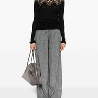 Ermanno Scervino Lace Wool Sweater - Black