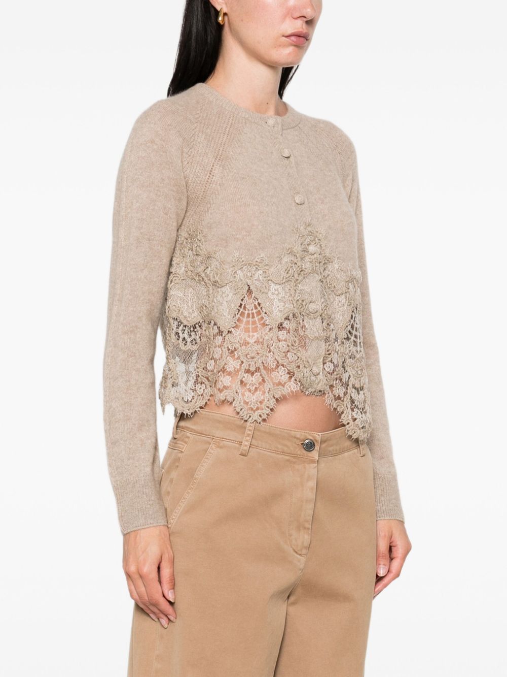 Ermanno Scervino Cashmere Cardigan - Dove Grey