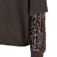 Brunello Cucinelli Cashmere V-necked Sweater - Brown