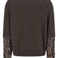 Brunello Cucinelli Cashmere V-necked Sweater - Brown