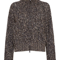 Brunello Cucinelli Wool Zipped Cardigan - Blue