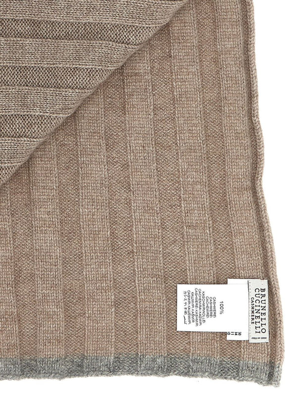 Brunello Cucinelli Cashmere Scarf - Brown