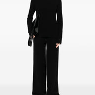 Uma Wang Cashmere Straight Leg Trousers - Black