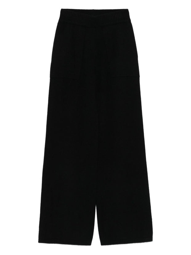 Uma Wang Cashmere Straight Leg Trousers - Black