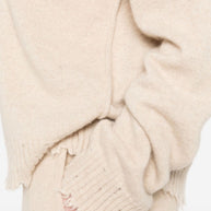 Uma Wang  Cashmere Crewneck Jumper  - Beige