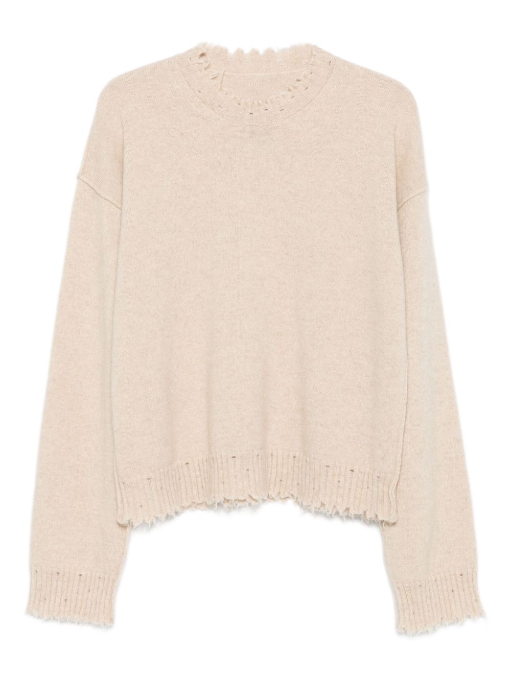 Uma Wang  Cashmere Crewneck Jumper  - Beige