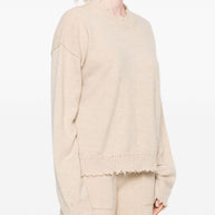 Uma Wang  Cashmere Crewneck Jumper  - Beige