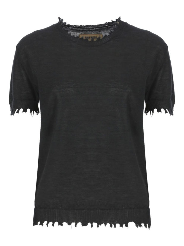 Uma Wang Cashmere Crewneck Jumper - Black