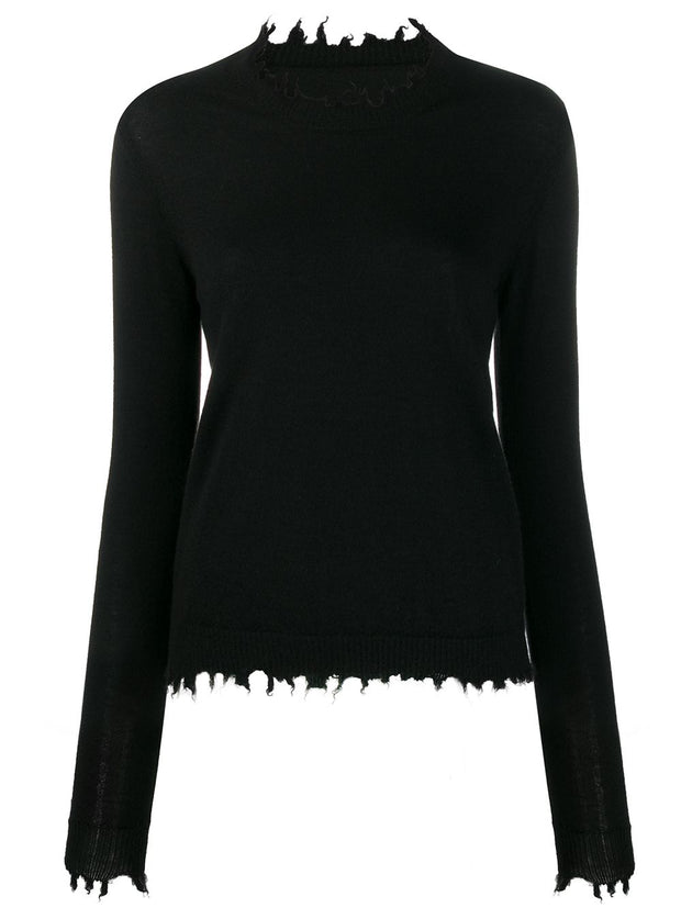 Uma Wang Cashmere Turtle-neck Jumper - Black
