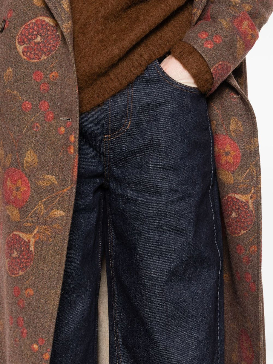 Uma Wang Cotton Wide-leg Trousers - Blue
