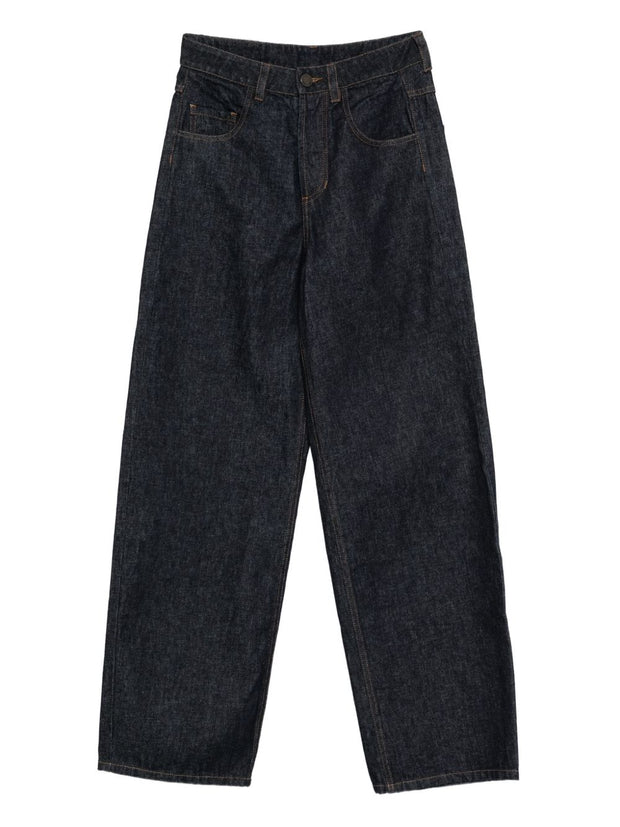 Uma Wang Cotton Wide-leg Trousers - Blue