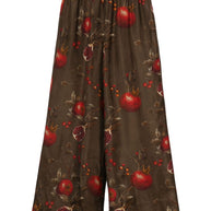 Uma Wang Printed Wide-leg Trousers - Brown