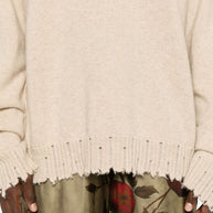 Uma Wang Cashmere Turtle-neck Jumper - Beige