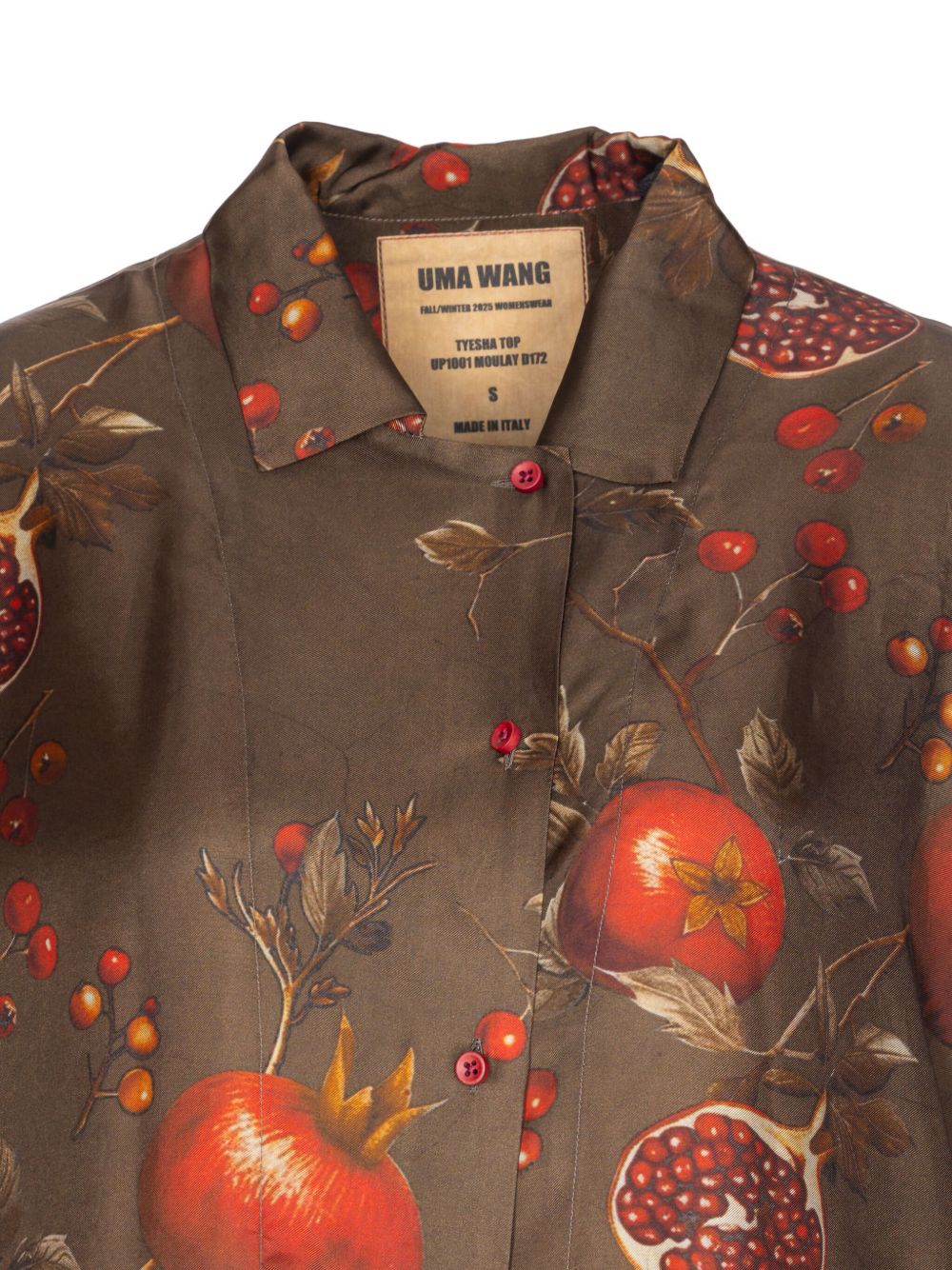 Uma Wang Printed Shirt - Brown