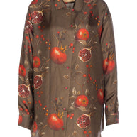 Uma Wang Printed Shirt - Brown