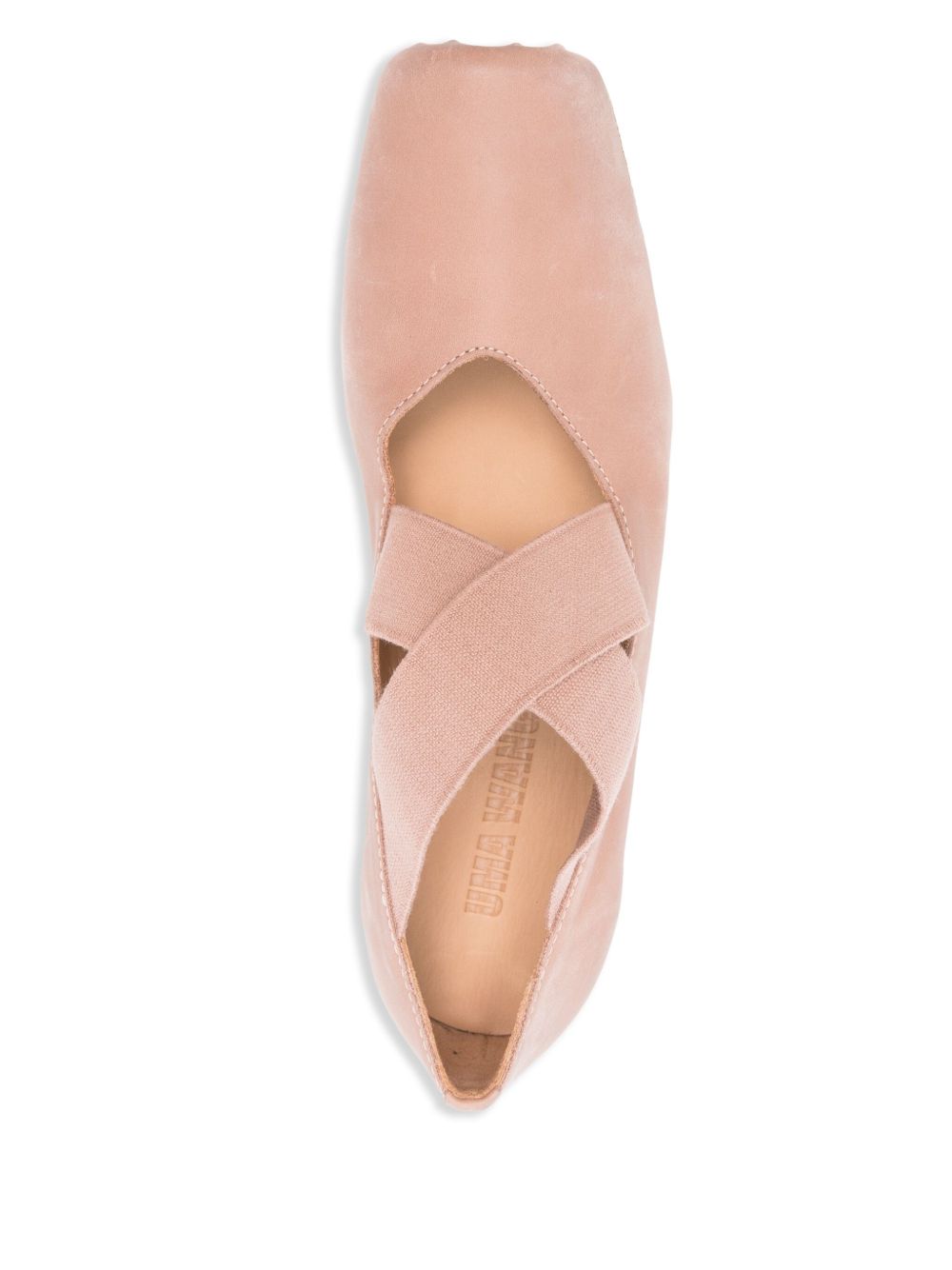 Uma Wang Leather Ballet Flats - Powder