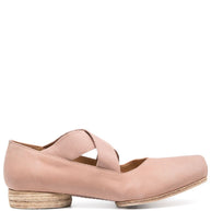 Uma Wang Leather Ballet Flats - Powder