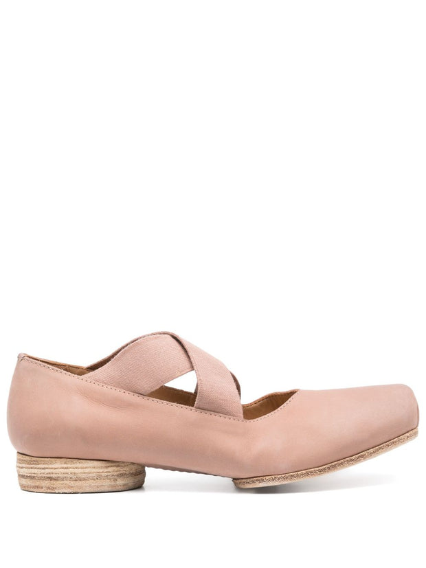 Uma Wang Leather Ballet Flats - Powder