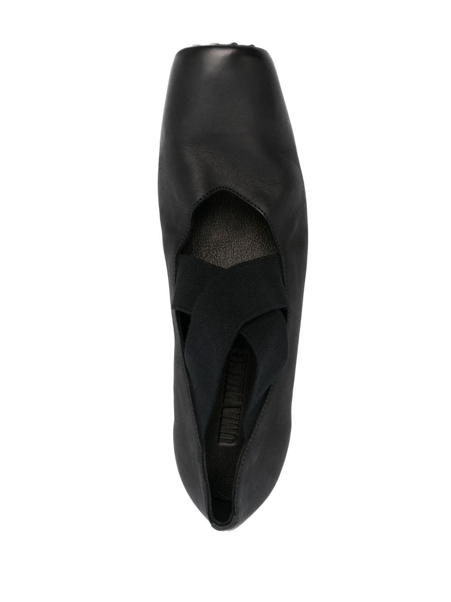 Uma Wang Leather Ballet Flats - Black
