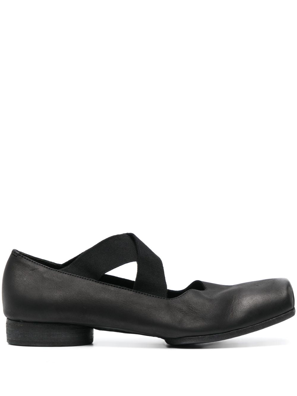 Uma Wang Leather Ballet Flats - Black