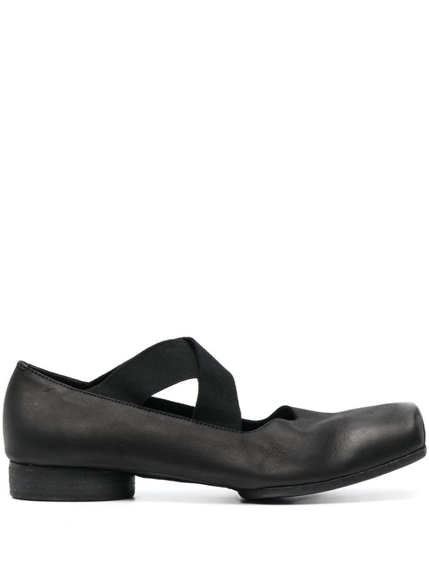 Uma Wang Leather Ballet Flats - Black