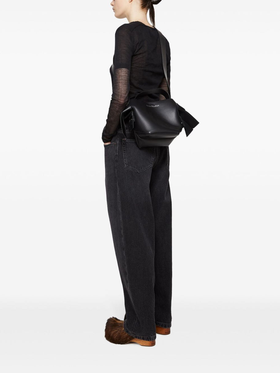 Acne Studios Musubi Mini Leather Handbag - Black