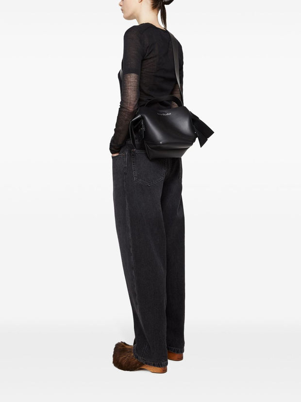 Acne Studios Musubi Mini Leather Handbag - Black