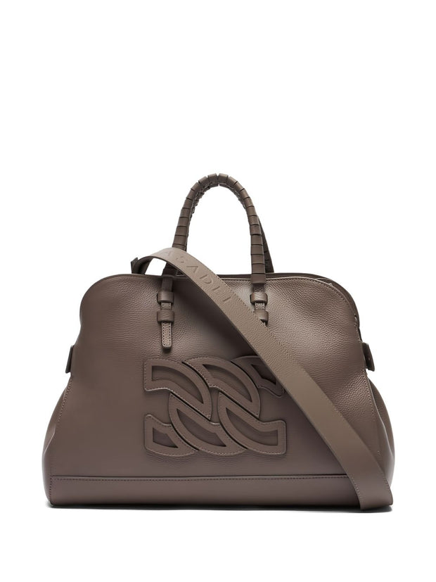 Casadei Park Avenue Leather Bag - Beige