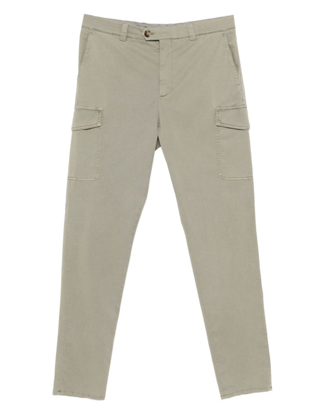 Brunello Cucinelli Cotton Cargo Trousers