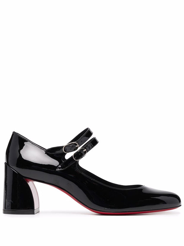 Christian Louboutin Miss Jane Leather Pumps Black