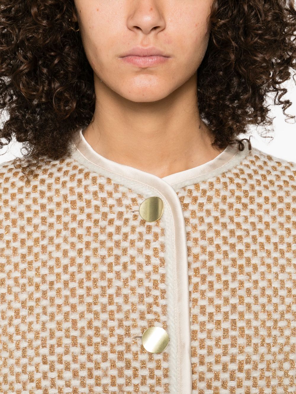 Forte Forte Tweed Jacket - Golden