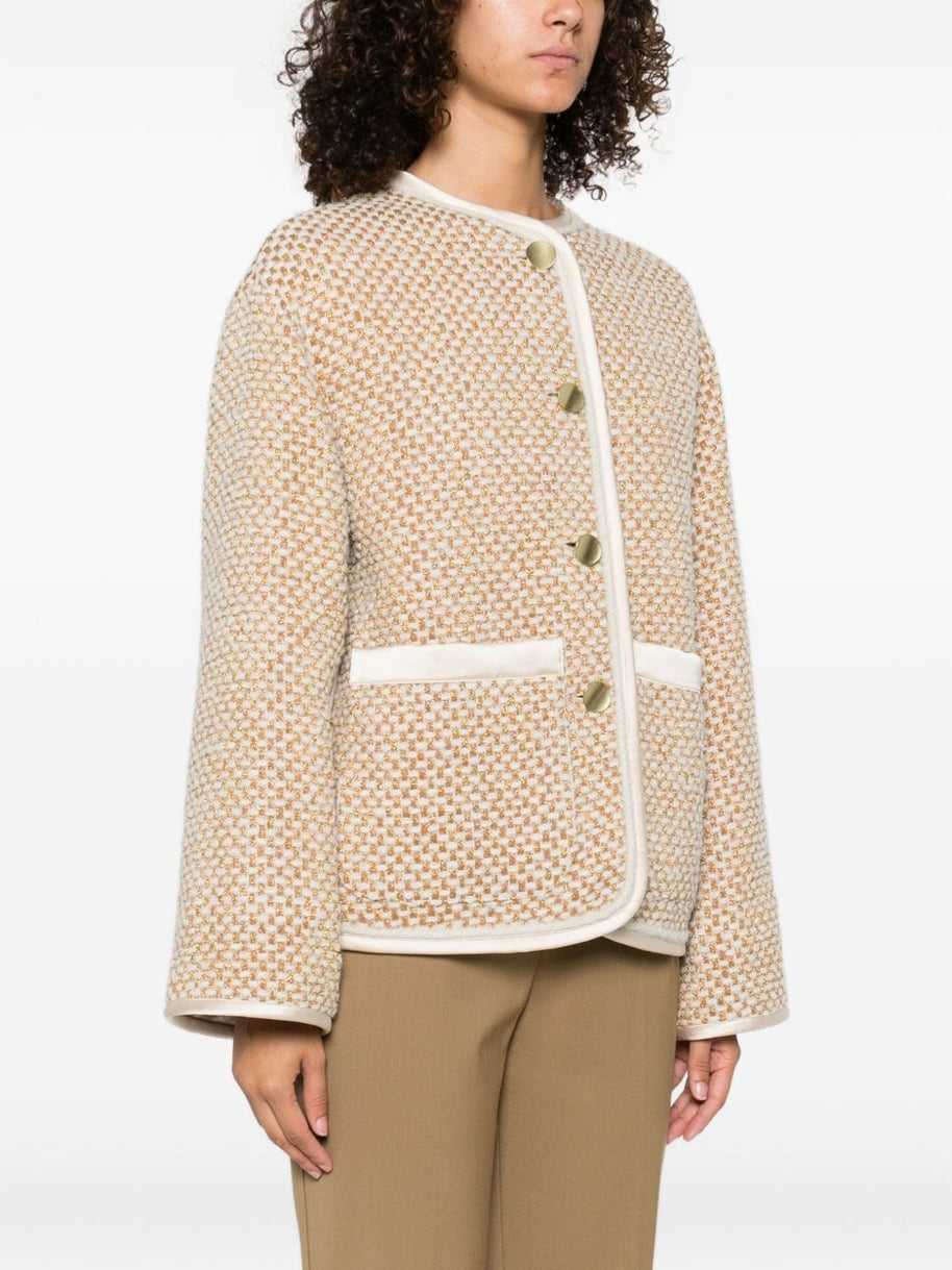 Forte Forte Tweed Jacket - Golden