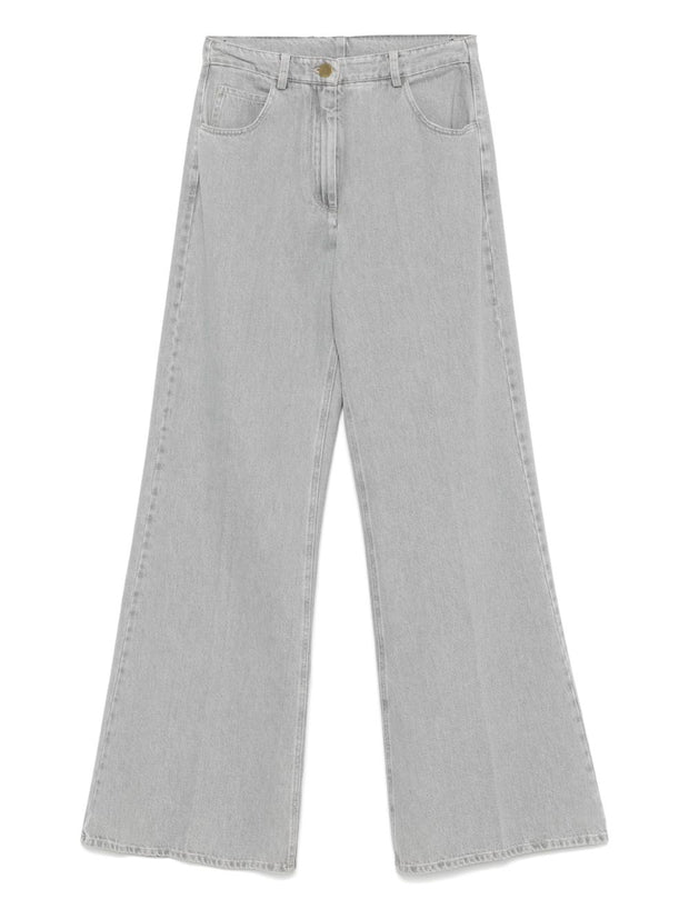 Forte Forte Flared Denim Jeans - Grey
