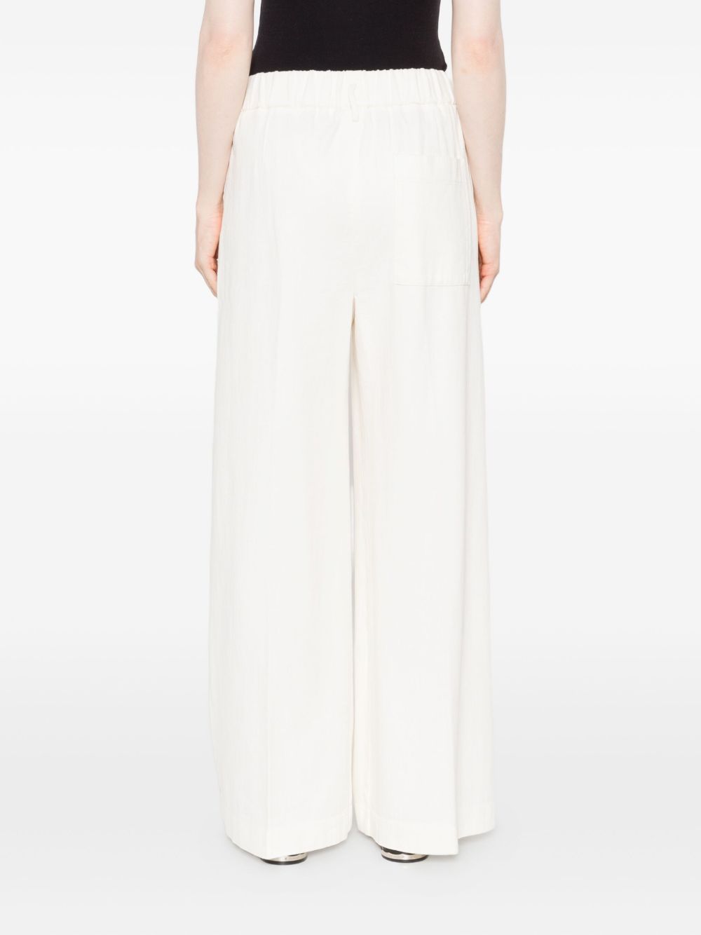 Forte Forte Cotton Trousers - Ivory