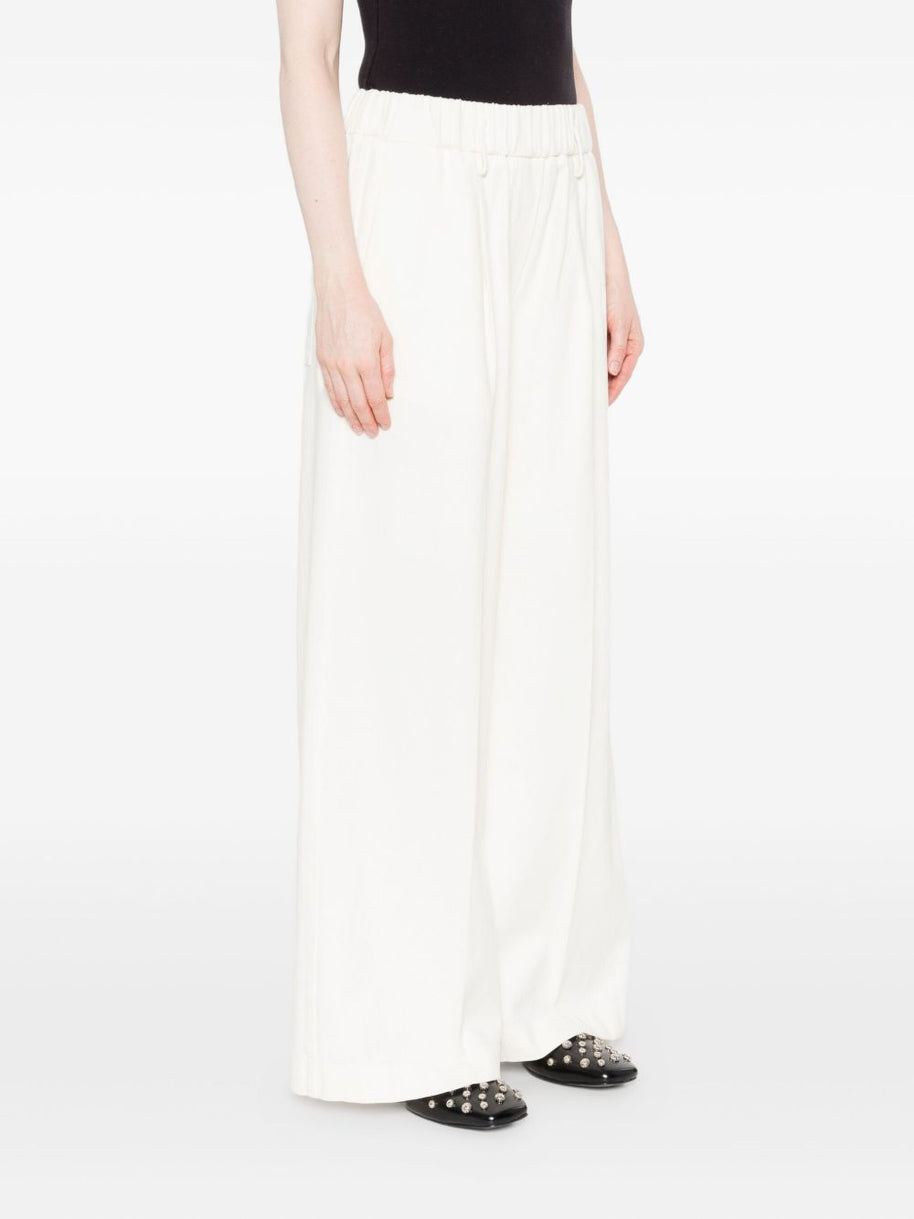 Forte Forte Cotton Trousers - Ivory