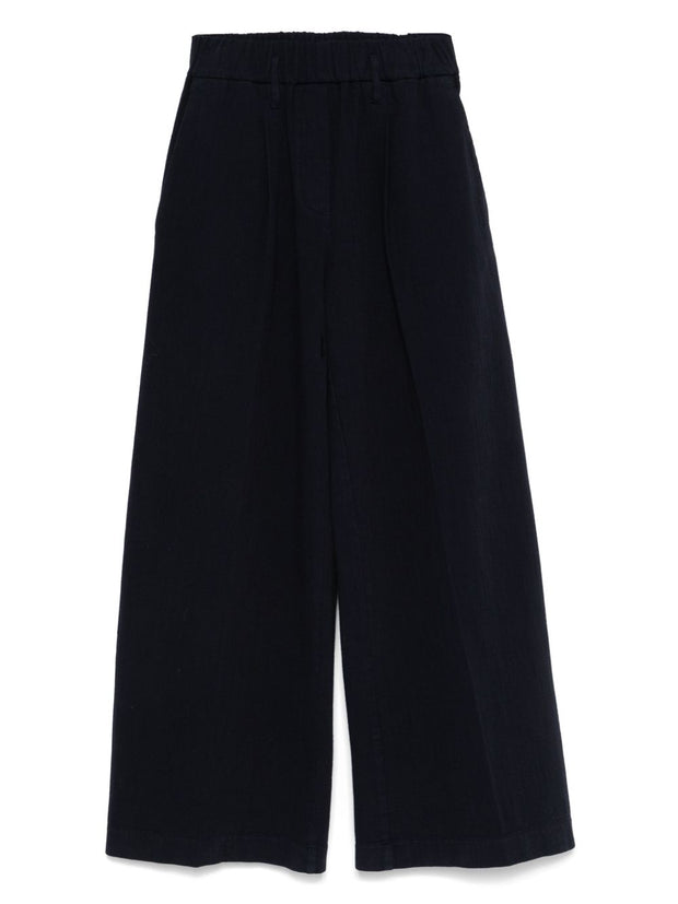 Forte Forte Cotton Trousers - Blue